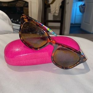 Lilly Pulitzer sunglasses with case